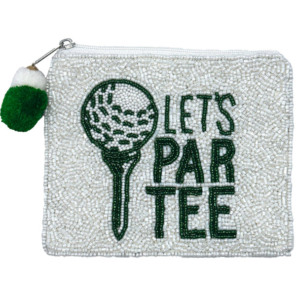 LETS PARTEE Beaded Coin Purse