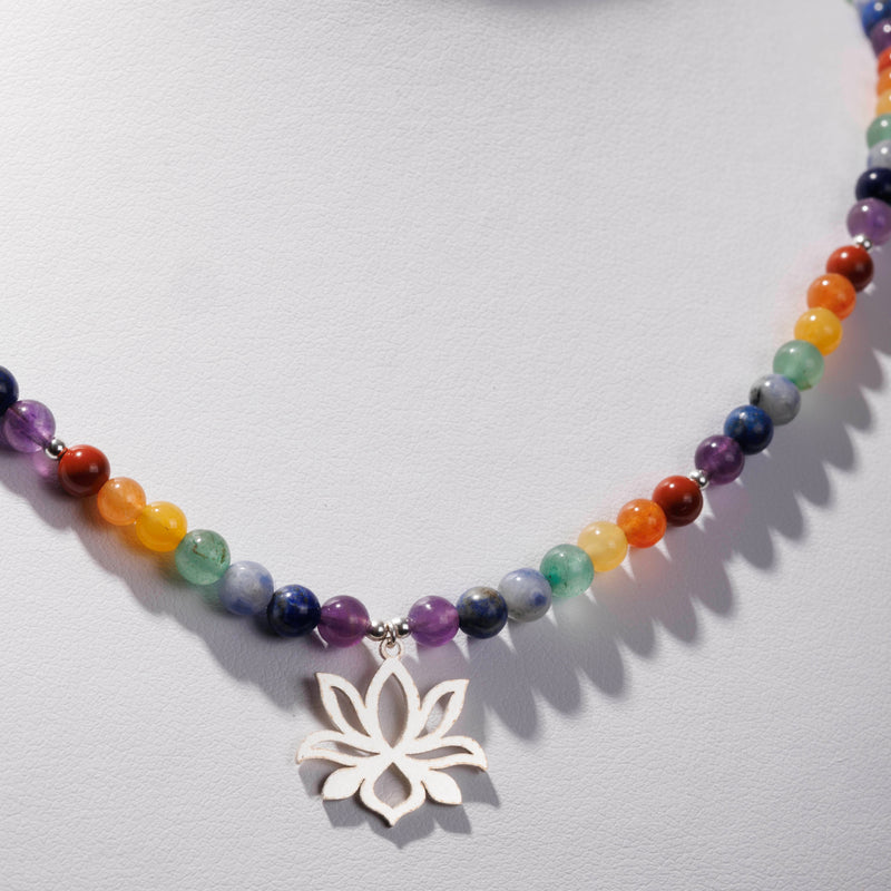 lotus flower : necklace