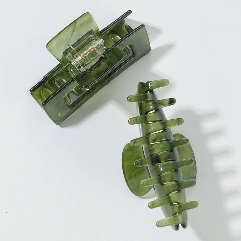 Jade Green | Assorted Small/Medium Claw Clips