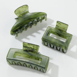 Jade Green | Assorted Small/Medium Claw Clips