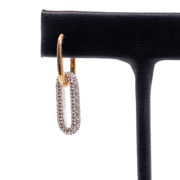 diamond drop hoops