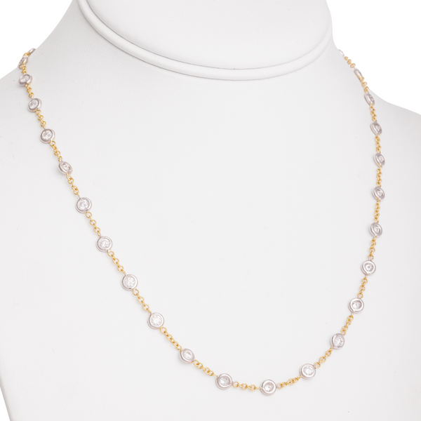 Margaret Diamonds by the Yard Necklace, Lab Grown