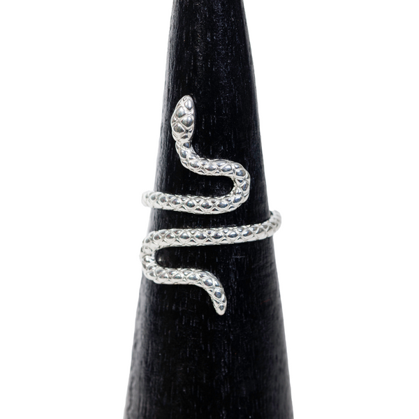 Selina : snake wrap-around ring