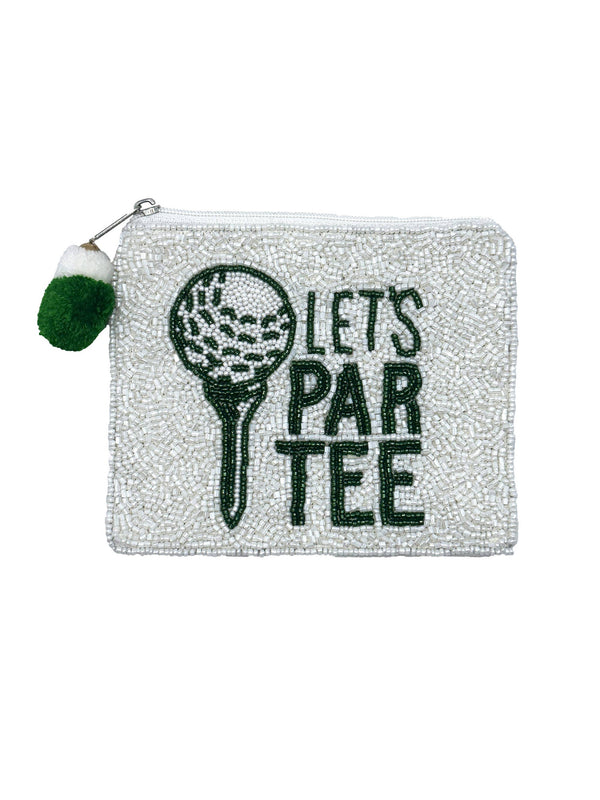 LETS PARTEE Beaded Coin Purse