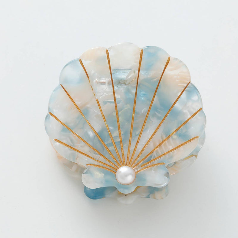 Pearl | Seashell with Pearl Claw Clip