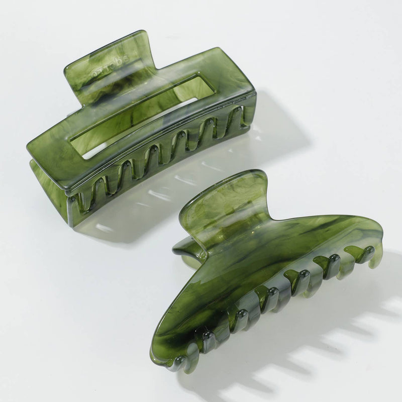 Jade Green | Assorted Small/Medium Claw Clips