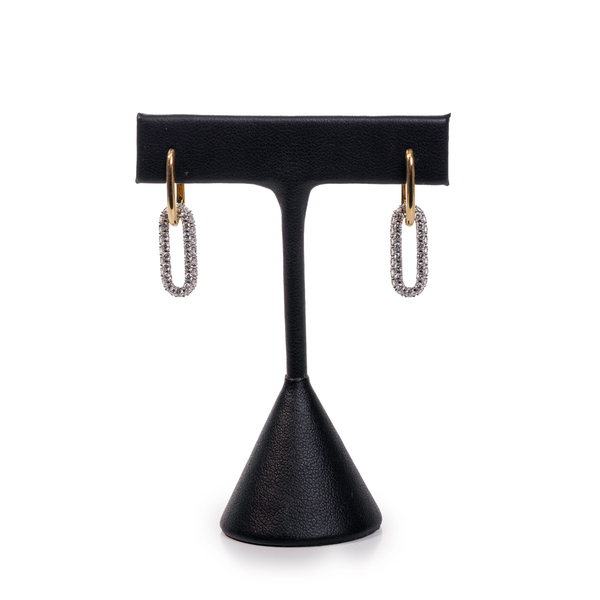 diamond drop hoops