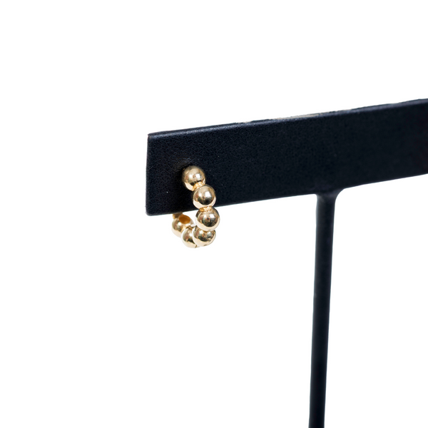 kelli : beaded hoops
