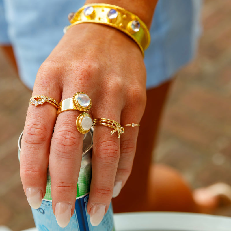 stackable bow ring