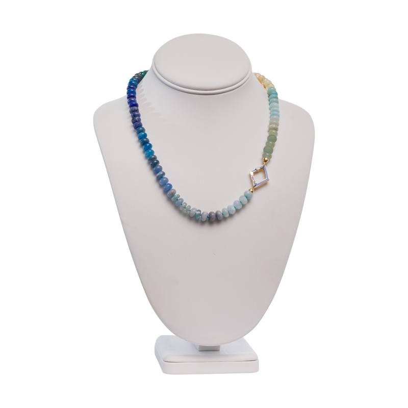 Ocean Waves Beaded Necklace