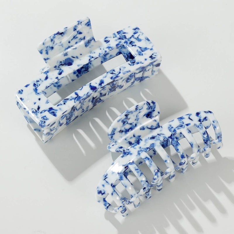 Coastal Blue Large | Assorted Large Claw Clips