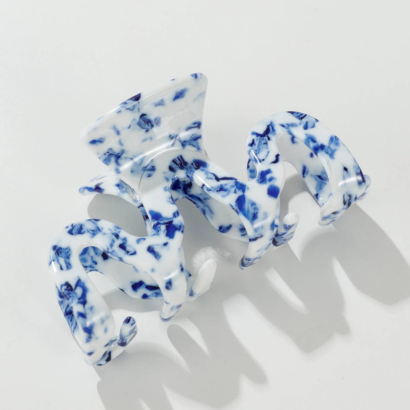 Coastal Blue Large | Assorted Large Claw Clips