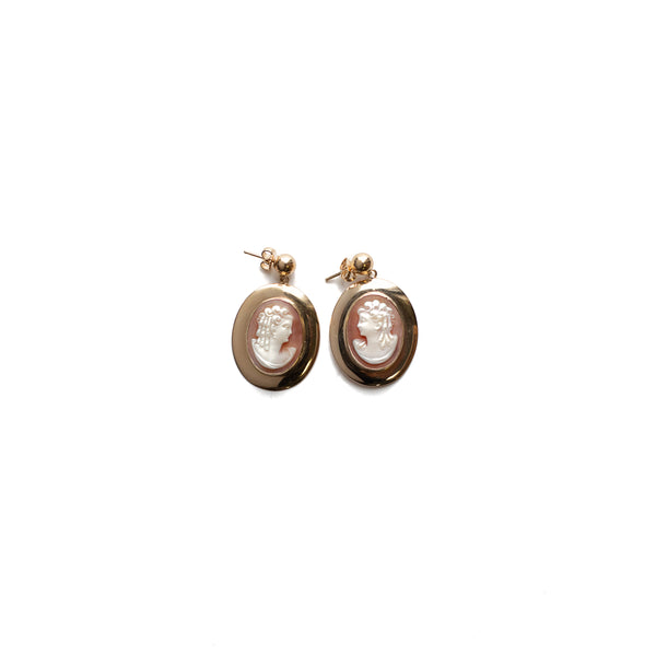 Vintage Cameo Dangles