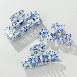 Coastal Blue Large | Assorted Large Claw Clips