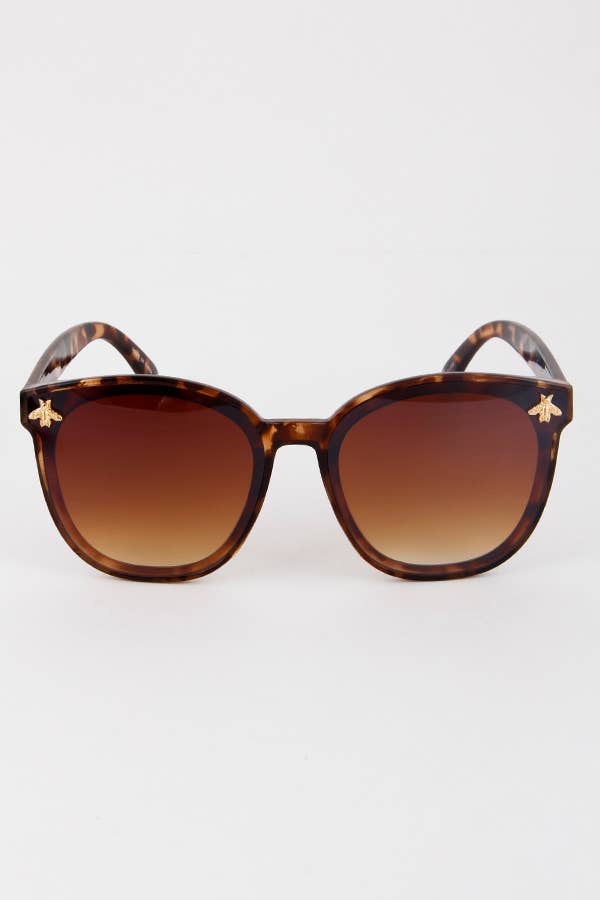 Butterfly Bee Studded Fashion Sunglasses