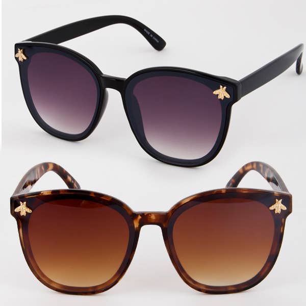 Butterfly Bee Studded Fashion Sunglasses