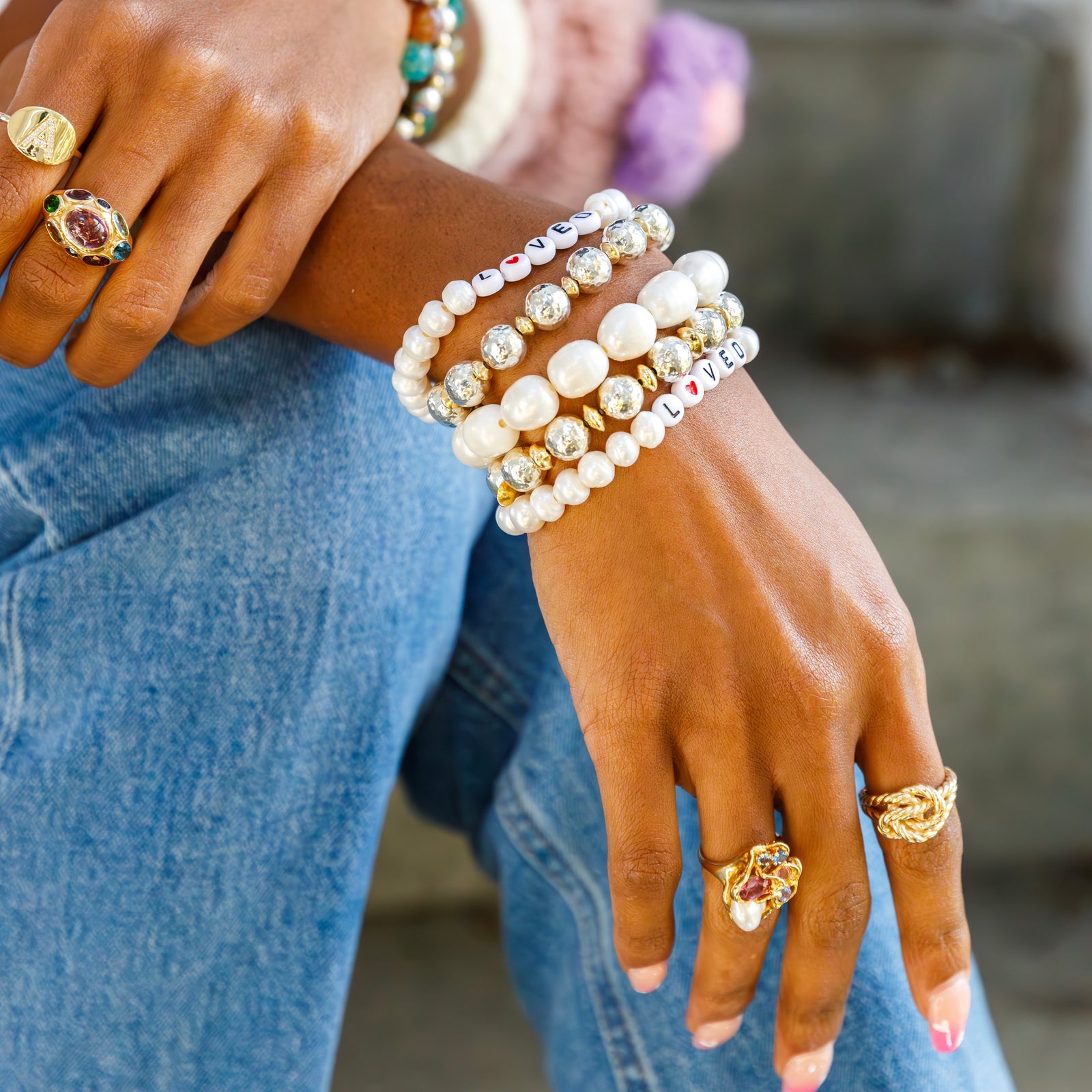 l❤️ved pearl bracelet – ash hoffman jewelry