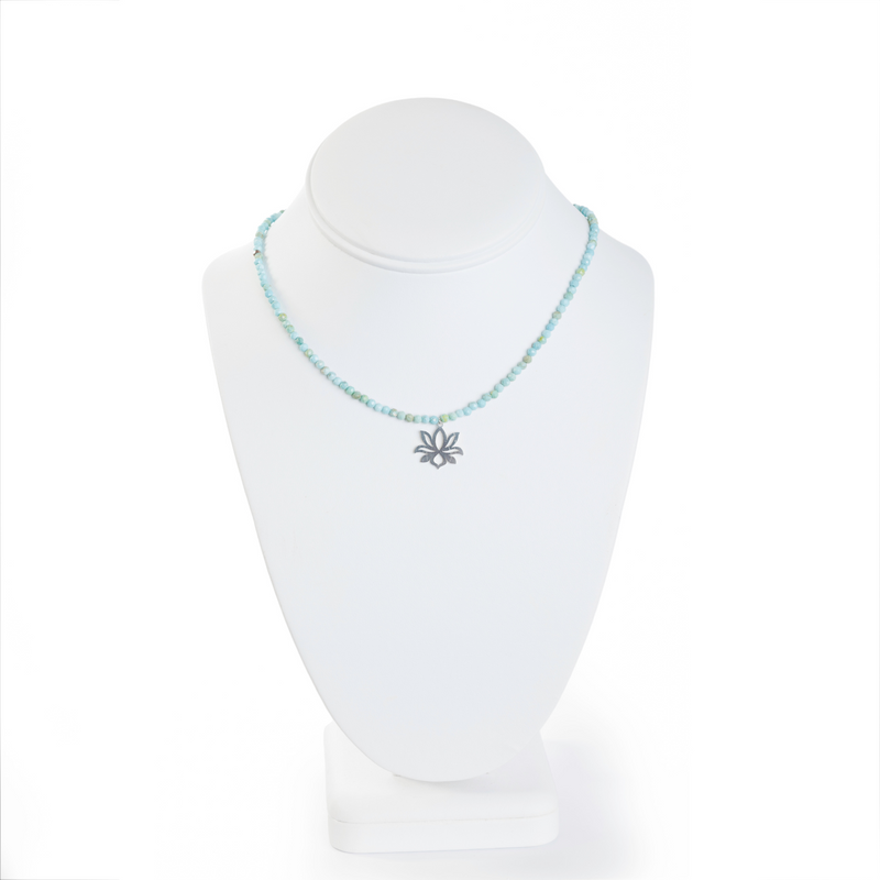 lotus flower : necklace