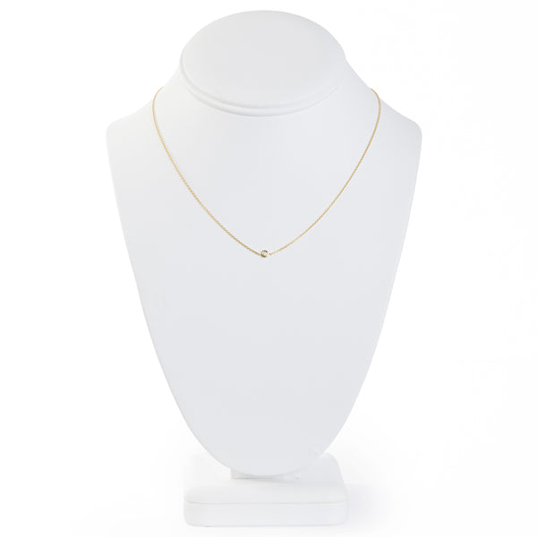Diamond bezel choker necklace