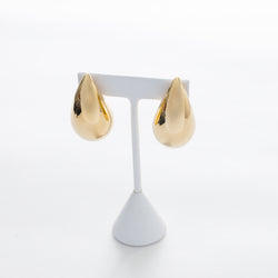 Jumbo 14k gold teardrop studs