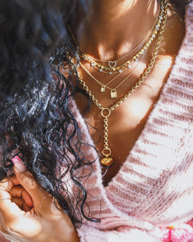lil lock necklace