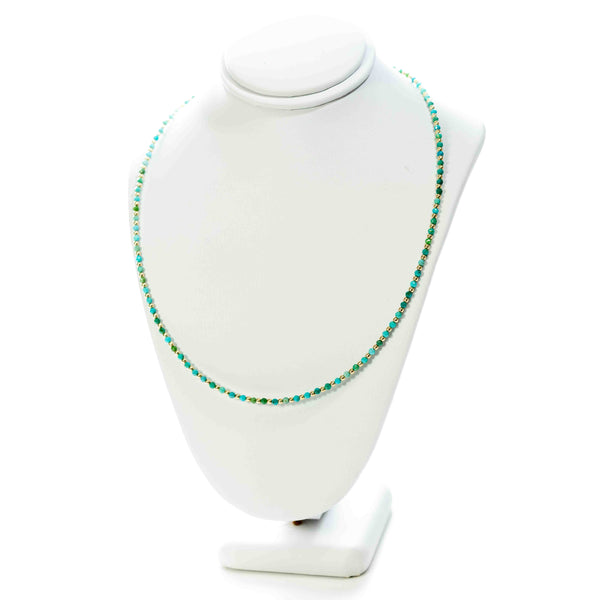 malia beaded gemstone necklace