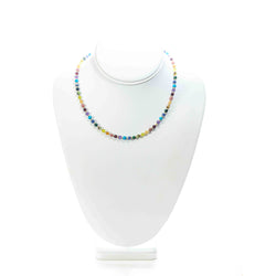 malia beaded rainbow necklace