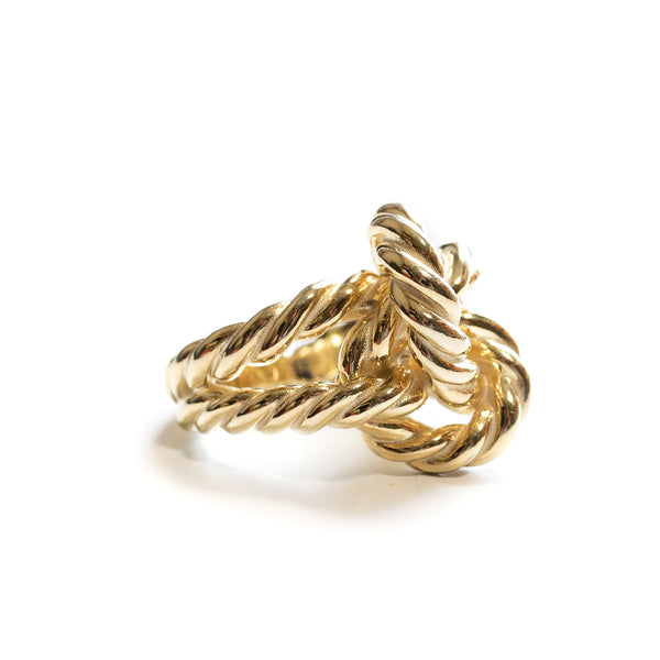 knot your grandmother’s ring : 14k yellow gold