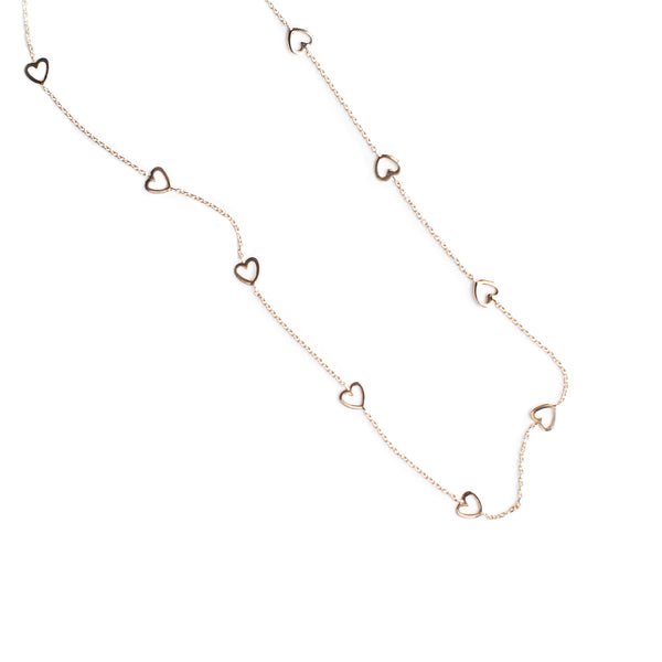 Heart and chain necklace