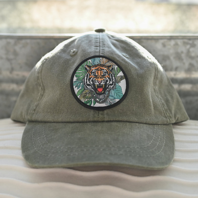 Good chained Tiger patch dad hat
