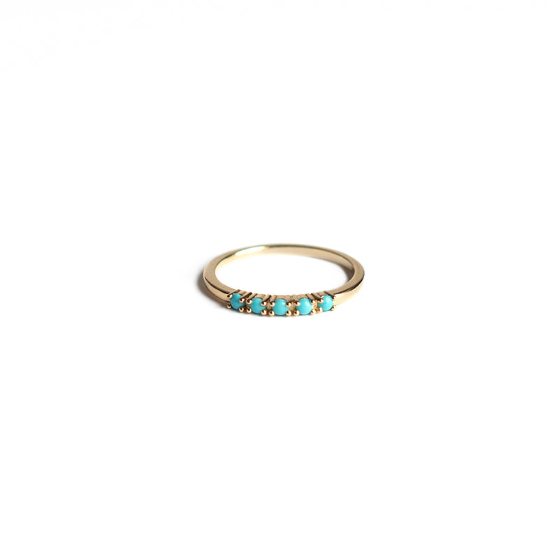 vance : 5 cabochon stackable ring